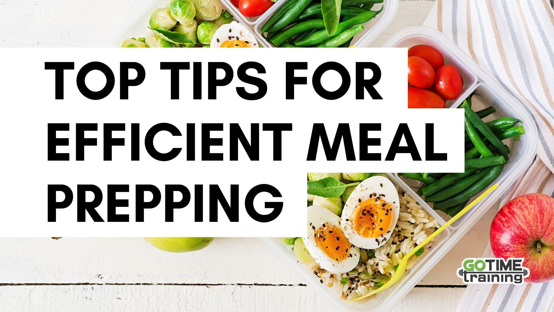 Tailored Recommendations‍ for ⁤Efficient and Stress-Free Meal Prep